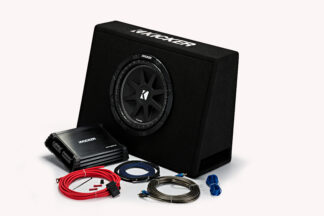 KKP210 10" SLIM ENCLOSURE + AMP + WIRING KIT